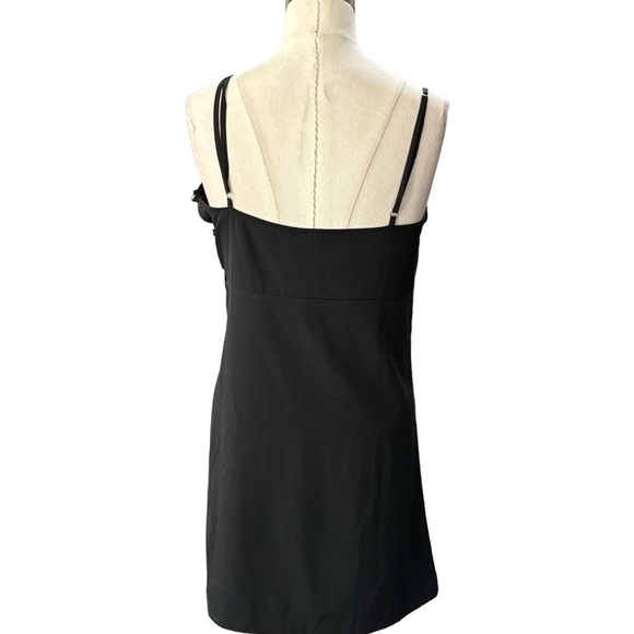 Free People Andy mini slip dress black size small button side - Picture 3 of 10